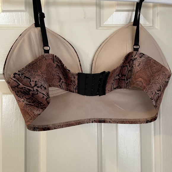 Agaci Snakeskin Bra Crop Top - Picture 2 of 2